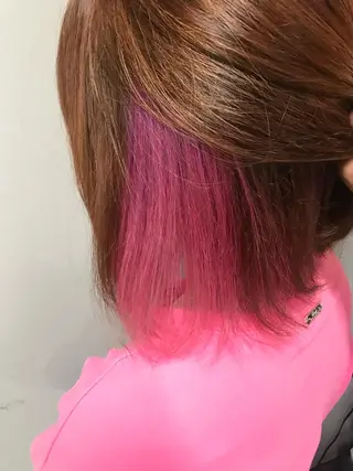 ミディアム カラー ヘアアレンジ 溝部裕太Hair salon808代表のヘアスタイル