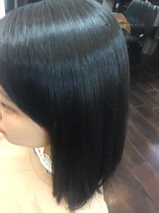 セミロング パーマ 桧山 真のヘアスタイル