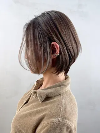 カラー ミディアム ITbyALBUM 松戸のヘアスタイル
