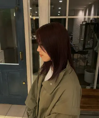 セミロング カラー musiiik ryukiのヘアスタイル