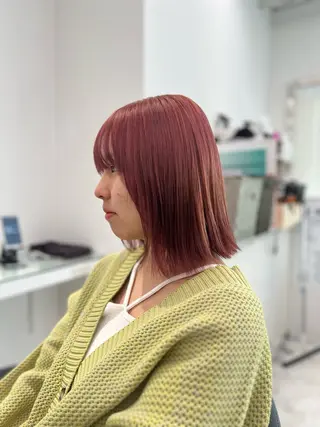 カラー ブリーチなし透明感 💗RYOTAのヘアスタイル