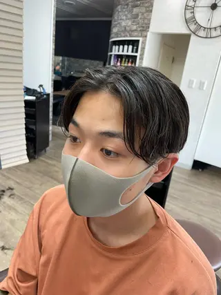 パーマ メンズ 佐々木 浩之のヘアスタイル