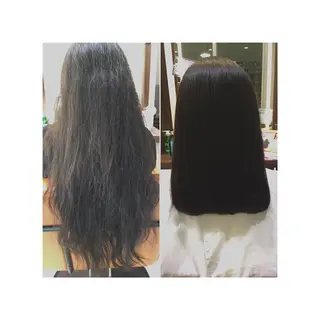 セミロング なかの たくみのヘアスタイル