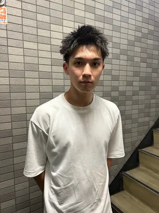 ショート パーマ メンズ 💈メンズ短髪特化 ✂︎伊藤大輝💈のヘアスタイル