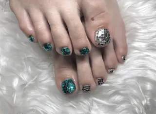 ネイル パラあり！フィルイン 美フォルムのネイルデザイン