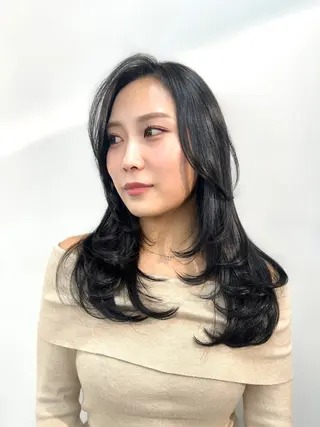 セミロング くびれボブ特化✨/ レイヤーボブ/渋谷のヘアスタイル