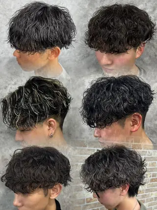 パーマ メンズ メンズカット パーマ特化  清士郎のヘアスタイル