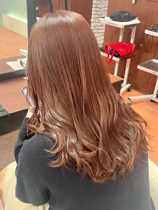 ロング カラー ヘアアレンジ デザインカラー✨ 日高桃佳のヘアスタイル