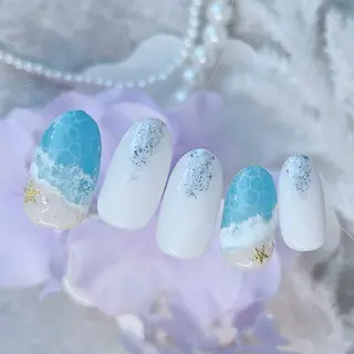 ネイル ❁miju nail 大人上品/自爪育成のネイルデザイン