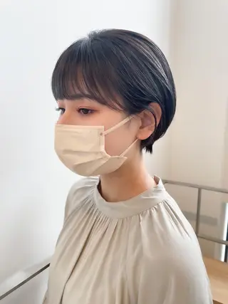 ショート カラー ヘアアレンジ ミニボブ/ブリーチ 🌈MISATOのヘアスタイル