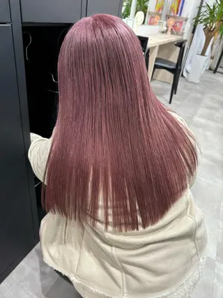 セミロング カラー ダブルカラー🩰 CHIHIRO👒のヘアスタイル