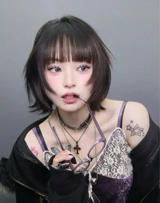 ショート 🥀韓流暖色ヘア 🥀yuzukiのヘアスタイル