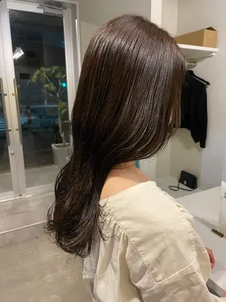 ミディアム カラー Heath 姪浜 ⌇フタバのヘアスタイル