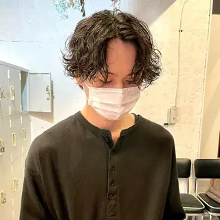 パーマ メンズ 🔥メンズショート 職人🔥大澤龍也のヘアスタイル