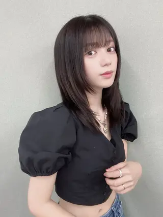 ミディアム プルエクステ 🖤MIYUのヘアスタイル