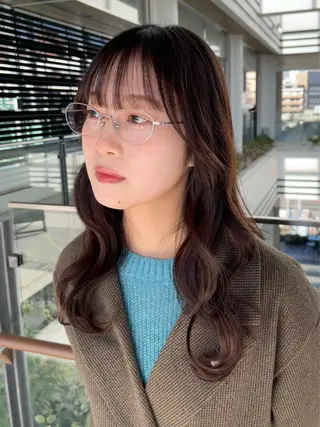 セミロング 園田 渉 ◤SHIKIO◢のヘアスタイル