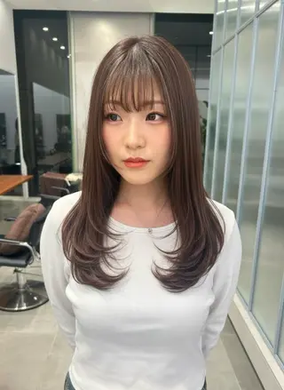 ロング カラー 透明感ハイトーン/ レイヤー/セイナのマツエク・マツパデザイン