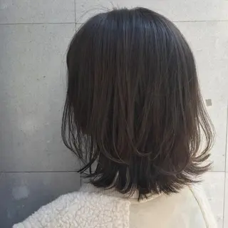 ミディアム 狩野 羅夢のヘアスタイル