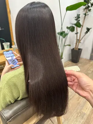 ロング パーマ ブリーチカラー🔥 パーマ【佐々木凌平】のヘアスタイル