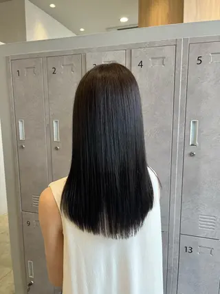 カラー 福島 果音のヘアスタイル