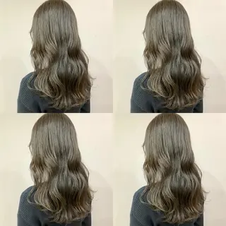 ロング カラー 大人可愛い透明感🌟 小顔・韓国髪🌟野中のヘアスタイル