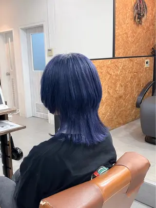 ミディアム カラー かんばら りょーいのヘアスタイル
