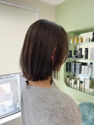 ミディアム カラー 中村 佳歩のヘアスタイル