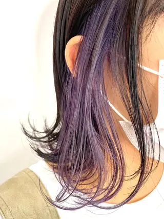 ミディアム カラー 🌙HIZUKI🌙 ハイトーン 艶髪のヘアスタイル