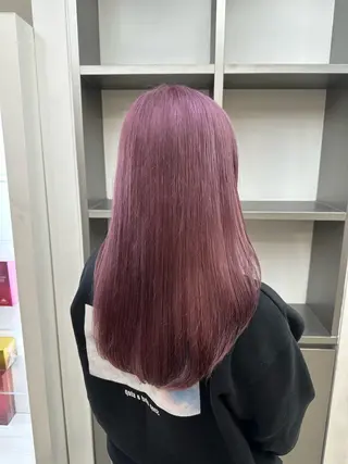 セミロング カラー パーマ ヘアアレンジ 暖色💖ツヤ髪💖 masae🌼のヘアスタイル