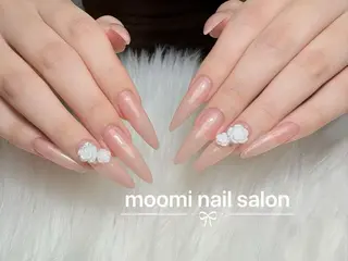 ロング 長さだし専門 Moominのネイルデザイン