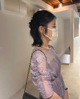 io濱川 遥のヘアスタイル