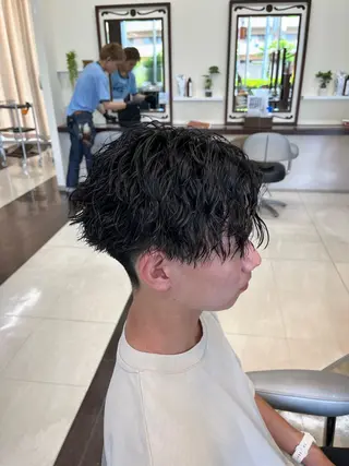 ショート パーマ メンズ 🧊メンズ特化🧊 高木航希のヘアスタイル