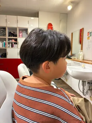 パーマ メンズ 友永 風歌のヘアスタイル