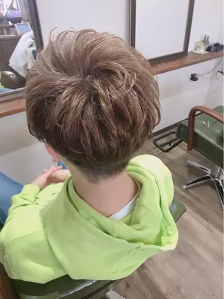 ショート パーマ メンズ Rug Relief 吉田のヘアスタイル