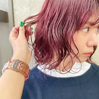 ショート カラー ゆう🫧 透明感/ハイトーンのヘアスタイル