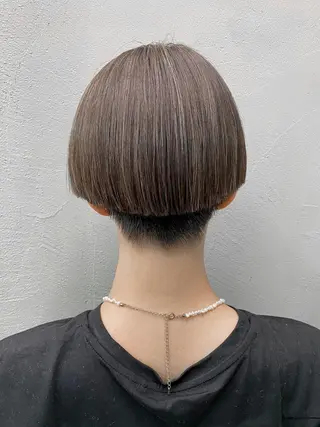 ショート masa/ボブ特化/ ぷつっとボブのヘアスタイル