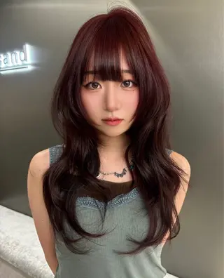 ロング 桑原 海夕のヘアスタイル