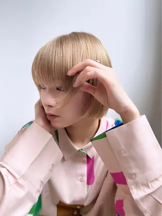 ショート カラー ハイトーン/ボブ 🎀sonokaのヘアスタイル