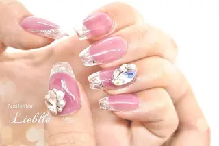 ロング カラー ネイル Nail salon Lieblleのネイルデザイン