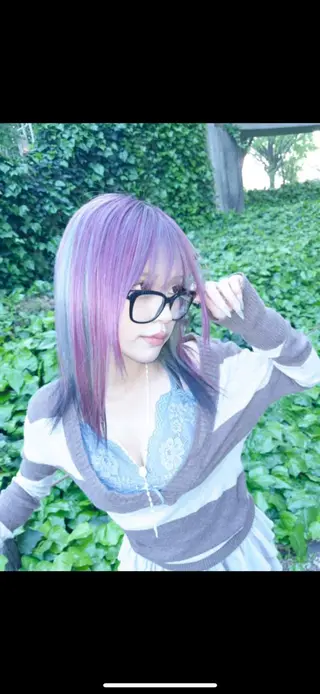 ミディアム カラー 名古屋／デザイン／ ブリーチ/松井亮磨のヘアスタイル