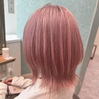 カラー 長尾菜々美🐰 ／ハイトーンカラーのヘアスタイル