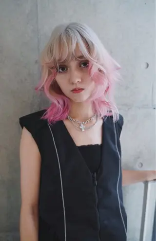 カラー airi໒꒱·ﾟ /デザインカラーのヘアスタイル
