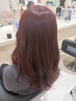 ロング カラー ヘアアレンジ 🌈くれは🎨デザイ ン🌟ダメージレスのヘアスタイル