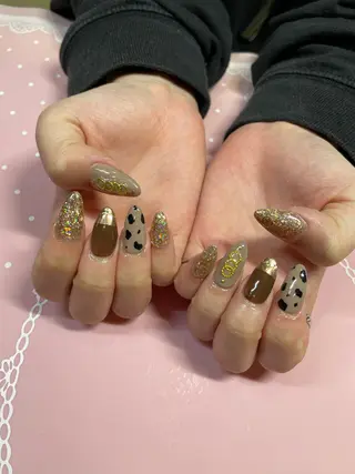 ミディアム ネイル 《LB》ラブリエ Nail&eyeのマツエク・マツパデザイン