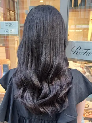 ロング カラー MIYU/透明感 渋谷/ベージュカラーのヘアスタイル