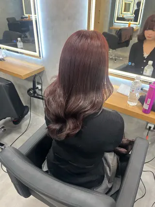 カラー 札幌ブリーチなし 👑ヒリュウのヘアスタイル
