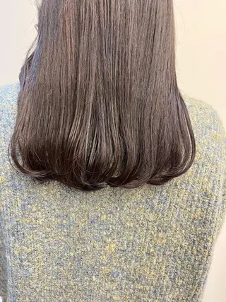 カラー 心美/ブリーチなし 透明感カラーのヘアスタイル