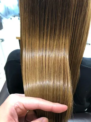 ロング カラー パーマ ヘアアレンジ メンズ キッズ ネイル マツエク・マツパ EnBlesS西宮 マンツーマン神道有基のヘアスタイル