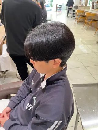 ショート パーマ メンズ メンズ毛流れ 縮毛特化/土屋丈のヘアスタイル