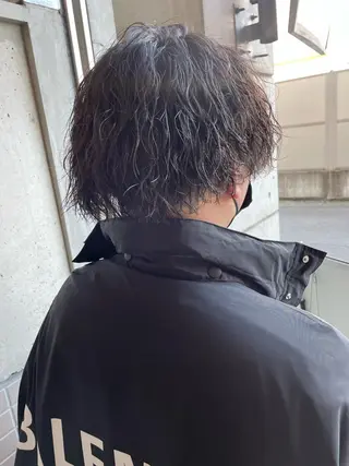 パーマ メンズ 大阪美容師 井上智博のヘアスタイル
